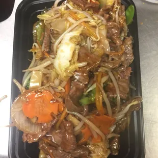 Beef chop suey
