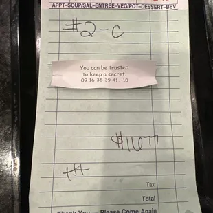 Just not a Yelp Secret LOL #2 w/ a Tea