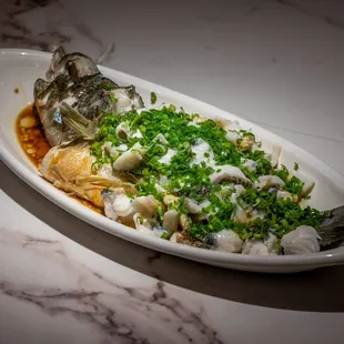 Steamed Fillet Fish Soy Sauce