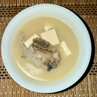 Stone Fish Tofu Soup
