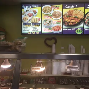 Place and some of the menu