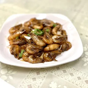 new dish：shanghainese shrimp in soy sauce