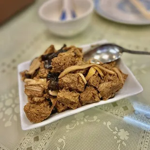Bean Curd with Vegetable ($9.95)