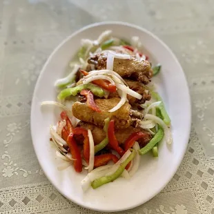 New dish: salt and pepper chicken wing
