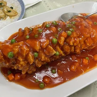 Sweet and Sour Fried Fish