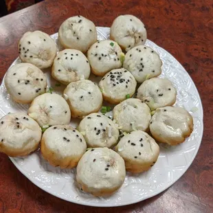 3 orders of pan fried pork buns (生煎包) at the restaurant (pre-COVID19)