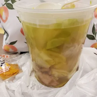 Won Ton soup, packed full with goodness!