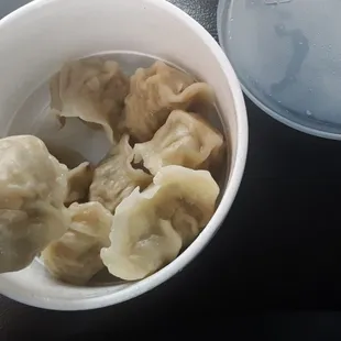 These are their so called &quot;steamed dumplings&quot;. Terrible