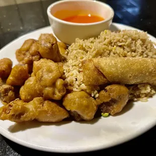 5. Sweet and Sour Pork Combo Plate