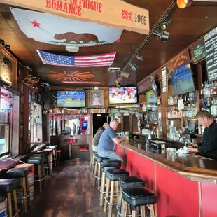 the interior of the restaurant