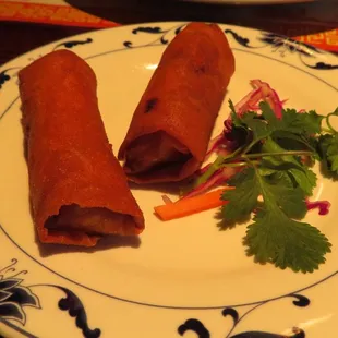 burnt egg rolls