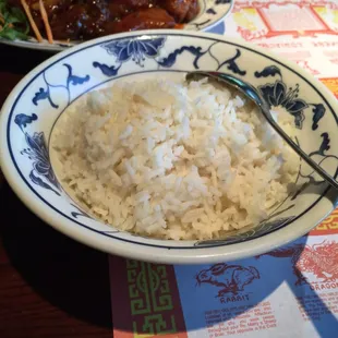 Steamed rice