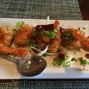 Salt and Pepper Prawns