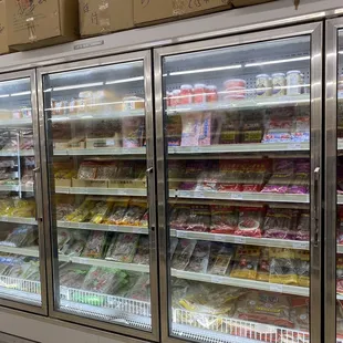 a refrigerated display case