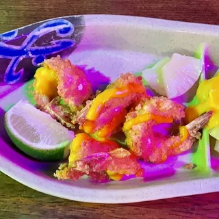 Pineapple Lemon Cream Shrimp