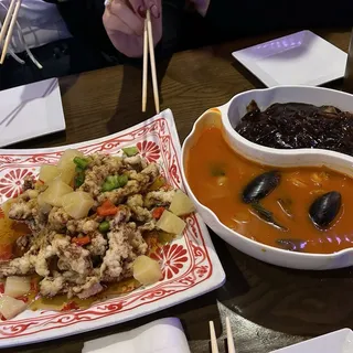 Jamjja Myun Noodles Lunch Special