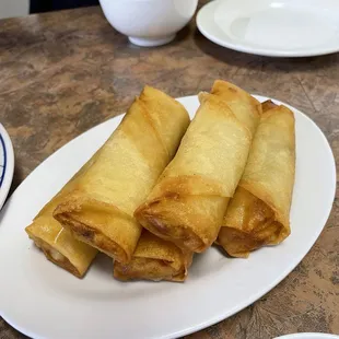 Shanghai style deep fried egg rolls