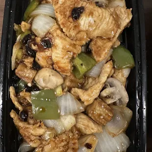 Chicken in Black Bean Sauce