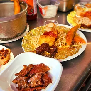 The behind the scenes of our most recent food testing event, soon to be added to our menu! I recommend the garlic noodles!