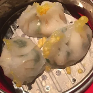 110. Spinach Shrimp Dumplings 3pc