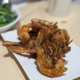 Crispy shrimp. Delicious.