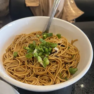 5. Dry Noodles with Scallion Oil and Shanghai Soy Sauce