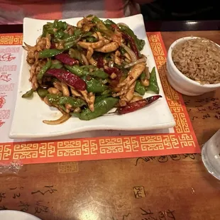 Firecracker chicken extra spicy