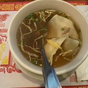 Wonton soup, the best ever