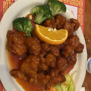 Orange chicken