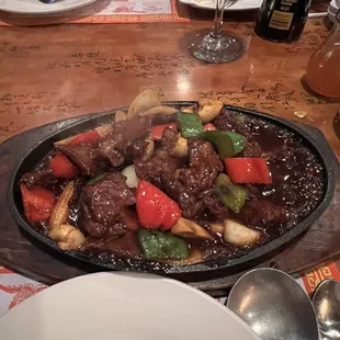 Steak Sizzling