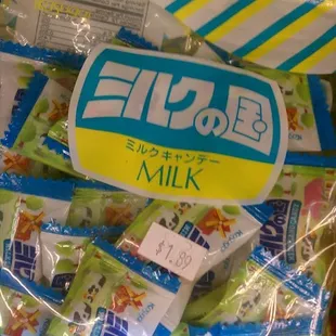 They also have lots of unique candies.