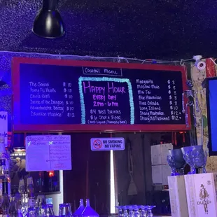 Happy hour every day 2-6pm