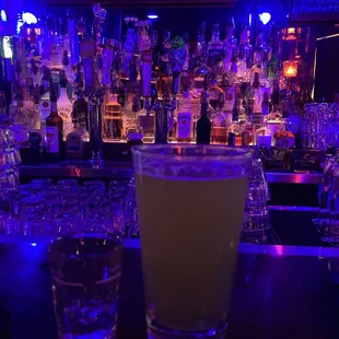 Mango Cart and a shot of Cazadores!