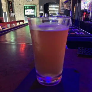 Sam at the ready, pouring frosty cold ones with a smile!