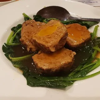 302. Meatball with Duck Egg Yolk