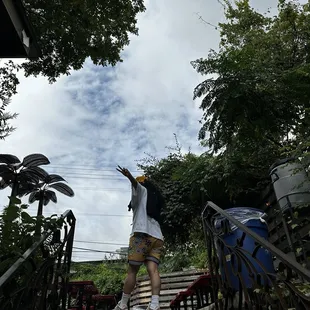 Patio area.