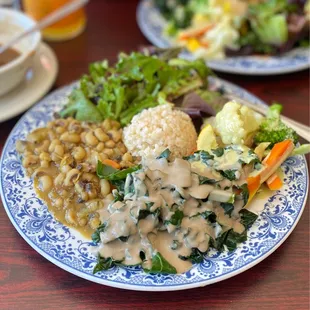 Full Lunch Plate - delicious!