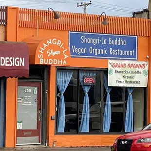 Front of the restaurant