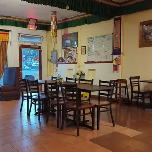 Interior and Menu on Board Behind