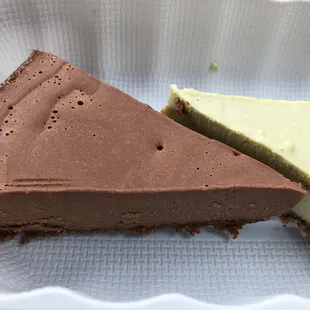 The pies oh pies chocolate and key lime