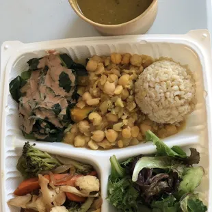 Green Lentil Mixed Veggie Soup