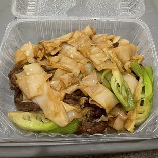 3. Beef with Chinese Greens Chow Fun