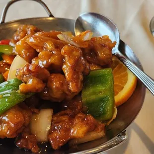 Orange chicken