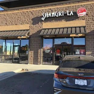 Outside view, behind Kum &amp;Go