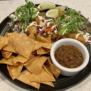 05.08.22 Baja Fish Tacos $17.50 w/avocado (+$2)