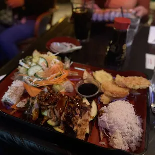 Teriyaki chicken bento box