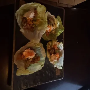 Poke Lettuce  wraps