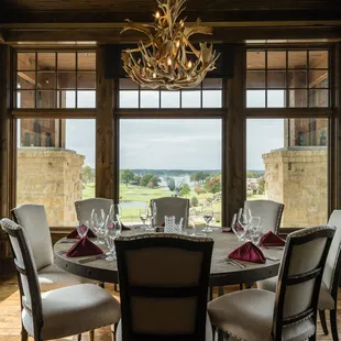 Fine dining at The Summit on the second floor of the Clubhouse