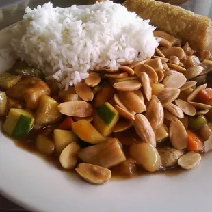 Best Almond Chicken in S.A. I always ask for steamed rice instead of fried!! :)