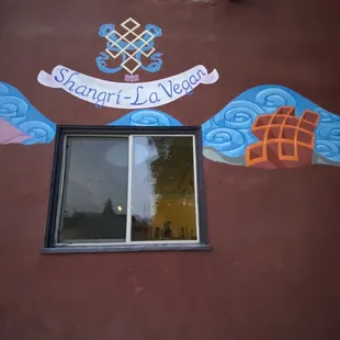 a mural on a building